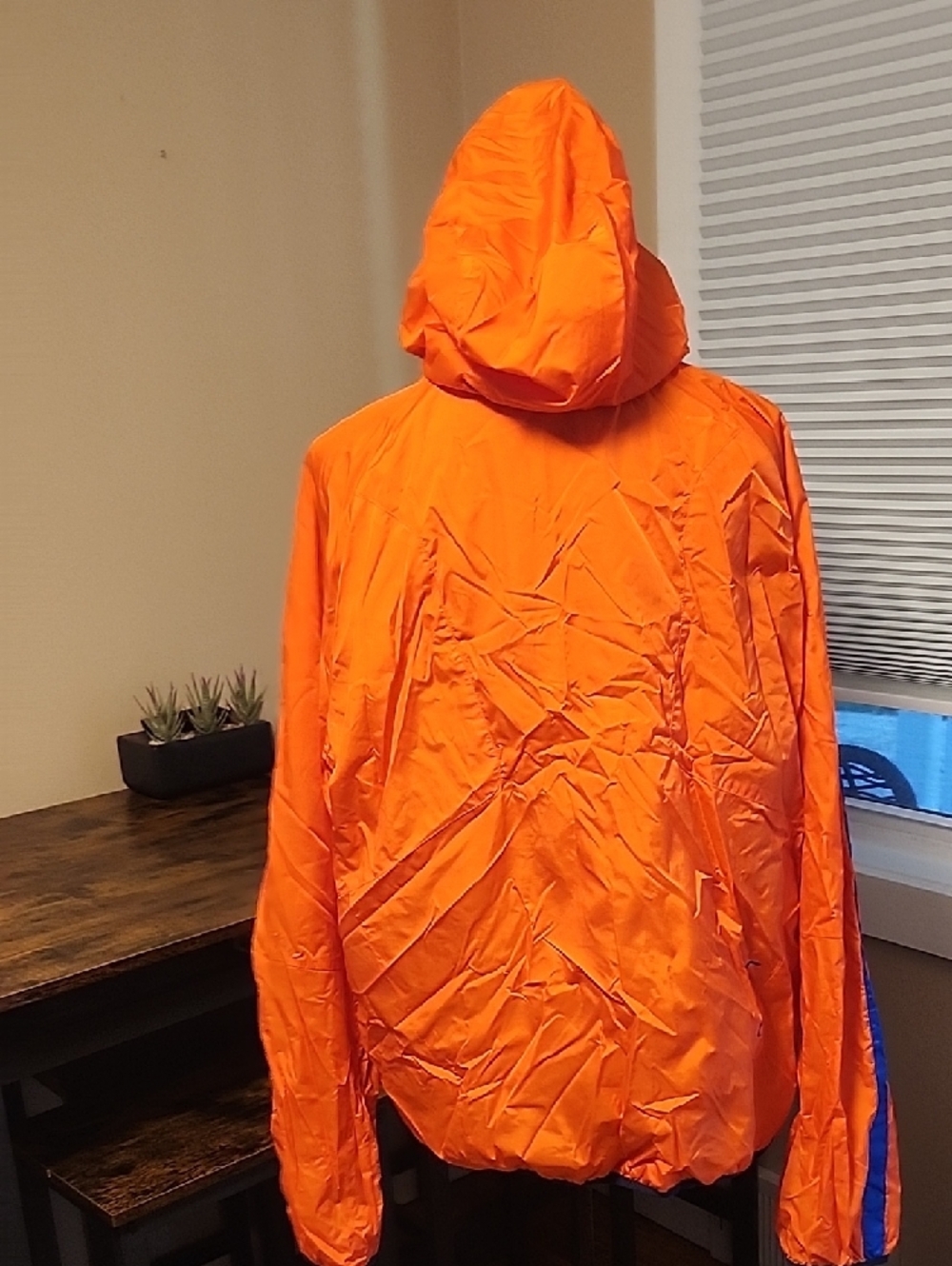 Polo by Ralph Lauren Orange and Blue Performance Hooded Jacket - Picture 6 of 9